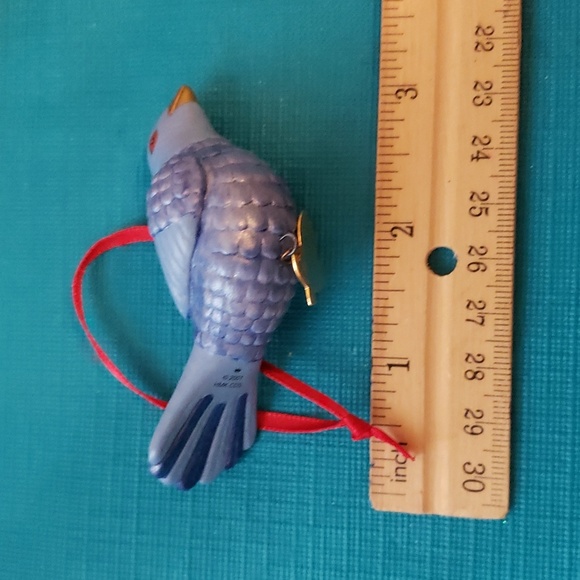 Hallmark Christmas Porcelain 2001 ornaments set of 4 - Picture 10 of 12